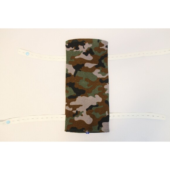 Camouflage Flannel 500mL - 600mL Medline Rusch UroSafe Leg Bag Cover - Picture 3 of 6
